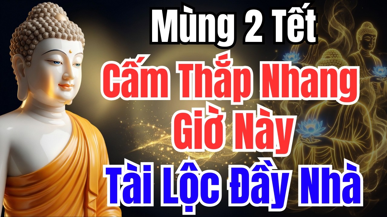 Mùng 2 Tết KHÔNG ĐƯỢC THẮP NHANG Giờ Này! Tổ Tiên Ban Phước, Giàu Sang Phú Quý Cả Năm