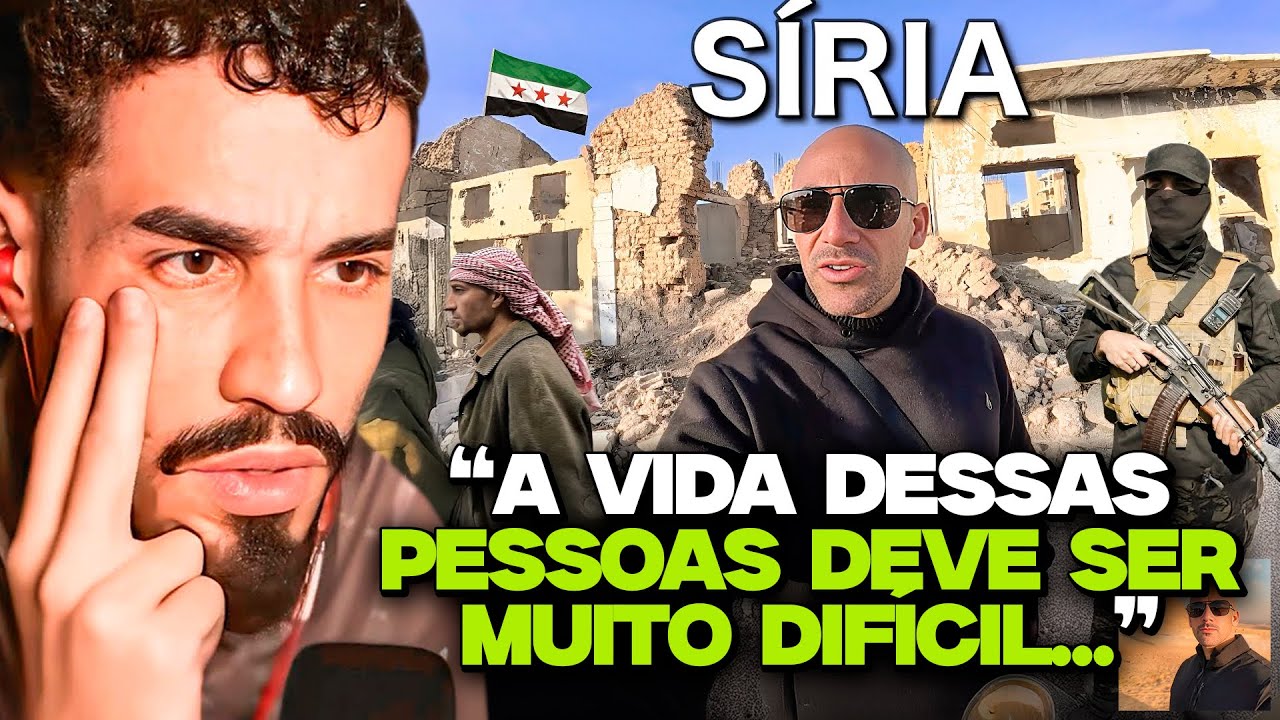 CHEGUEI NA SÍRIA, UM PAÍS DE CONFLITO E RELIGIÃO! | REACT NÔMADE RAIZ