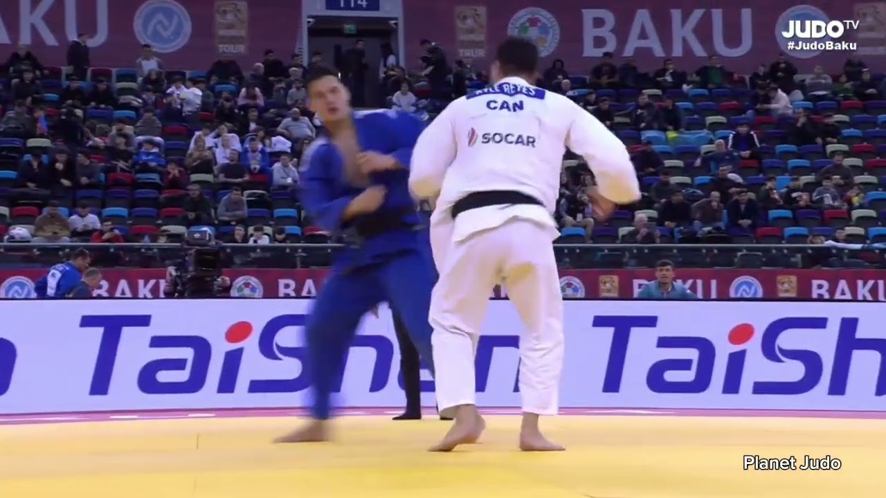 Kyle REYES 🇨🇦 🆚️ Ermazar SARSENBAEV 🇺🇿 | 2 раунд /-100кг | Большой Шлем Баку 2024