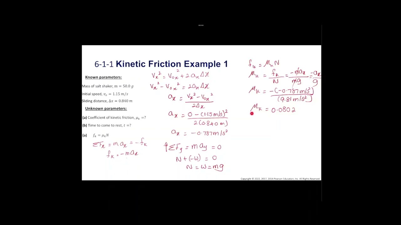 Applications of Newton’s Laws of Motion: Frictional Forces