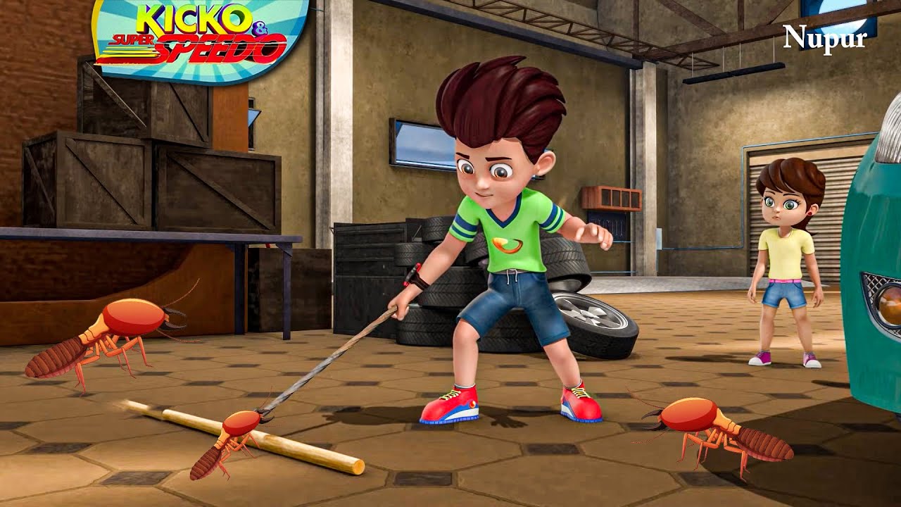 Suncity में आया लोहा खाने वाला कीड़ा | Kicko And Super Speedo | Kids Cartoon In Hindi | Moral Stories