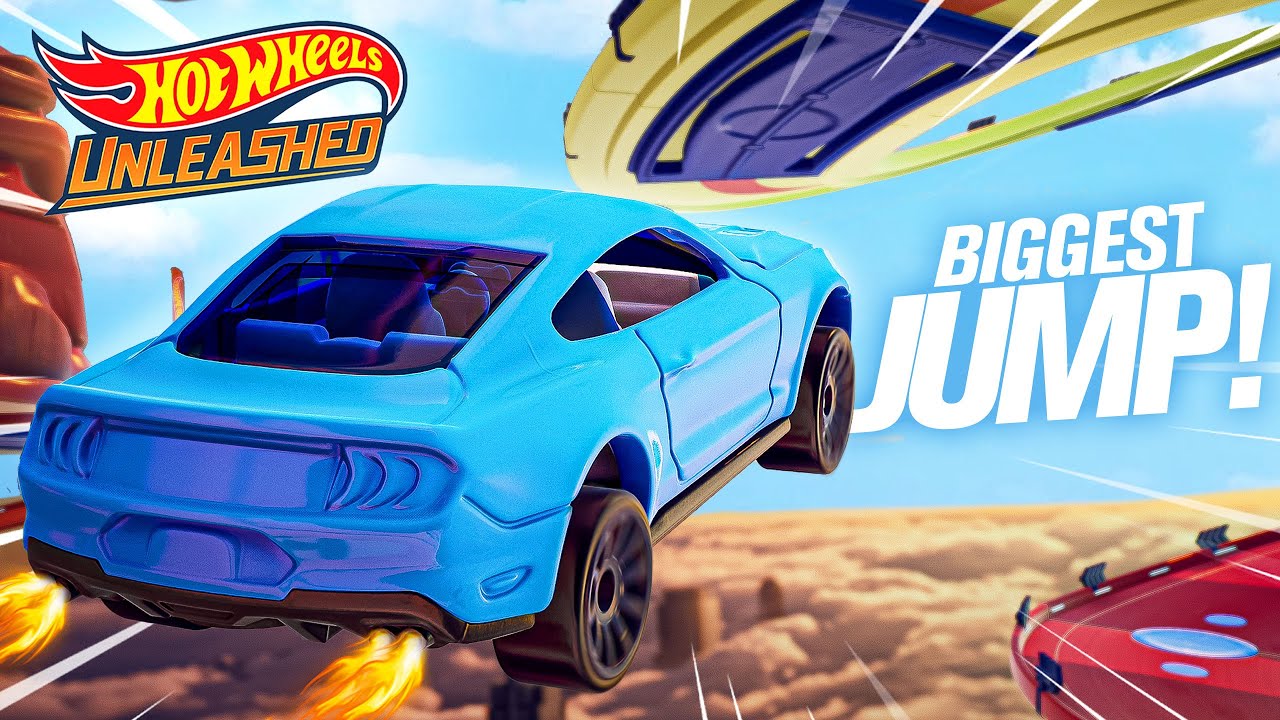 Hot Wheels Unleashed - Making The BIGGEST JUMP Ramp! (Gameplay)