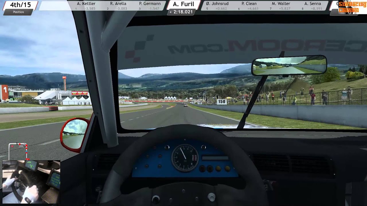 R3E - Multiplayer Rennen - Bathurst Raceway mit den Touring Classics #32