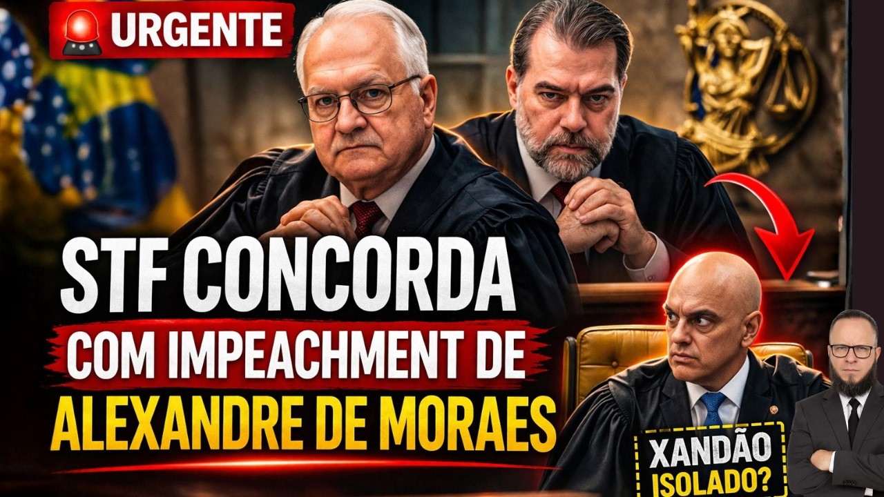 🚨 BOMBA: STF CONCORDA &mdash; IMPEACHMENT DE XAND&Atilde;O