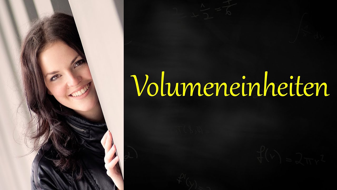 Einheiten umrechnen Volumen, Volumeneinheiten, Liter in m3, Kubikmeter