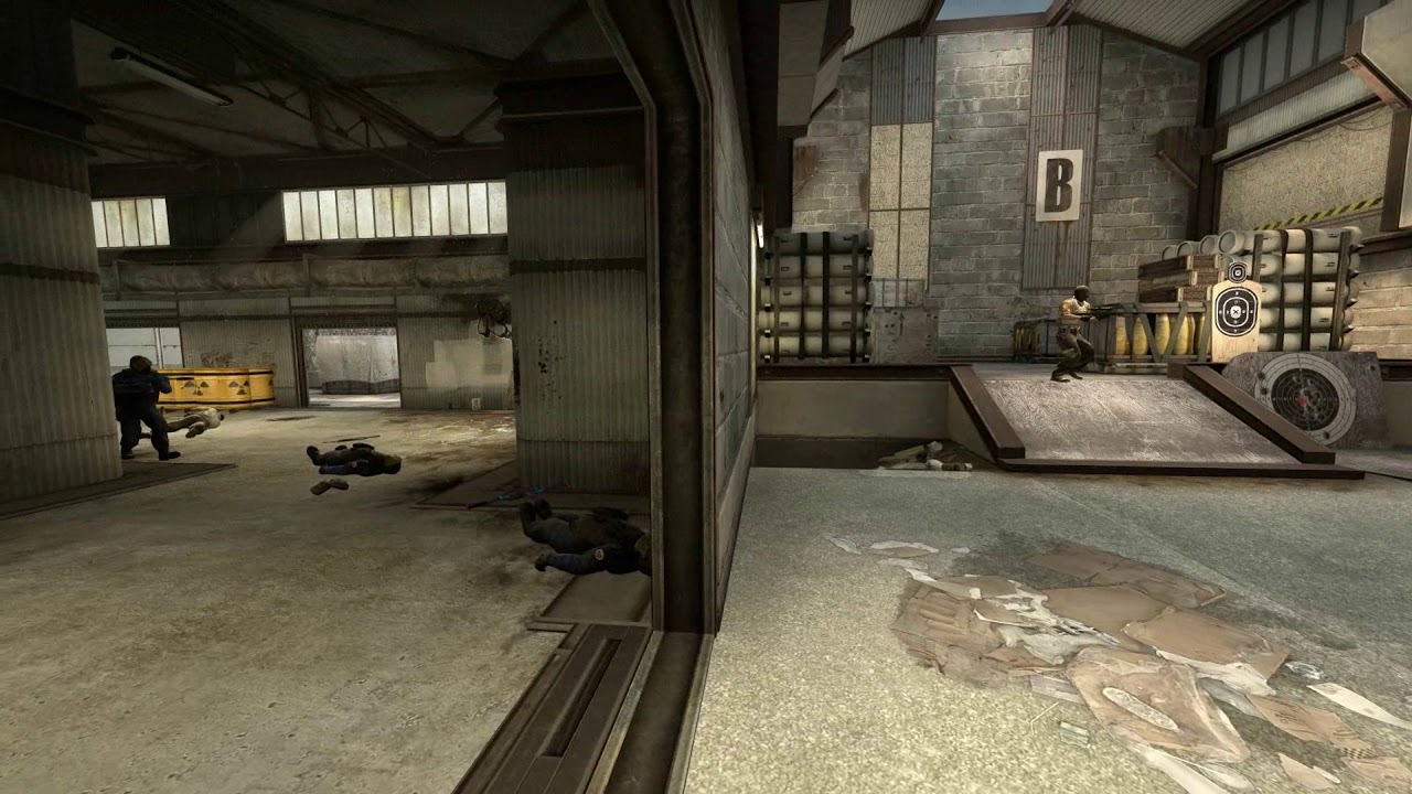 CSGO 1v4 AWP clutch