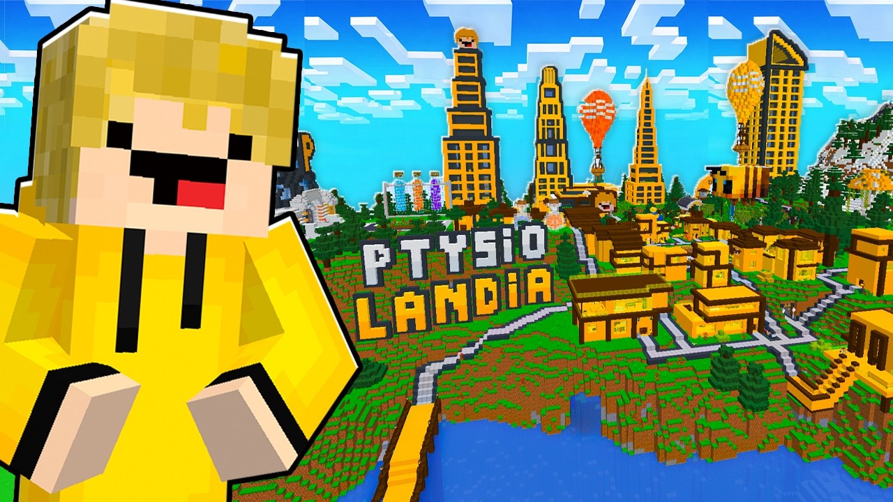 JAK WYGLĄDA PTYSIOLANDIA 💛 w Minecraft? 🏙️