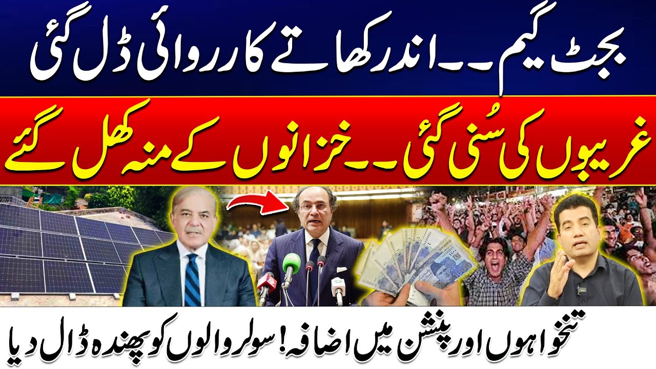 Federal Budget 2025-26 | Solar Users In Trouble - Salaries & Pensions Increase - Aurangzeb Announces