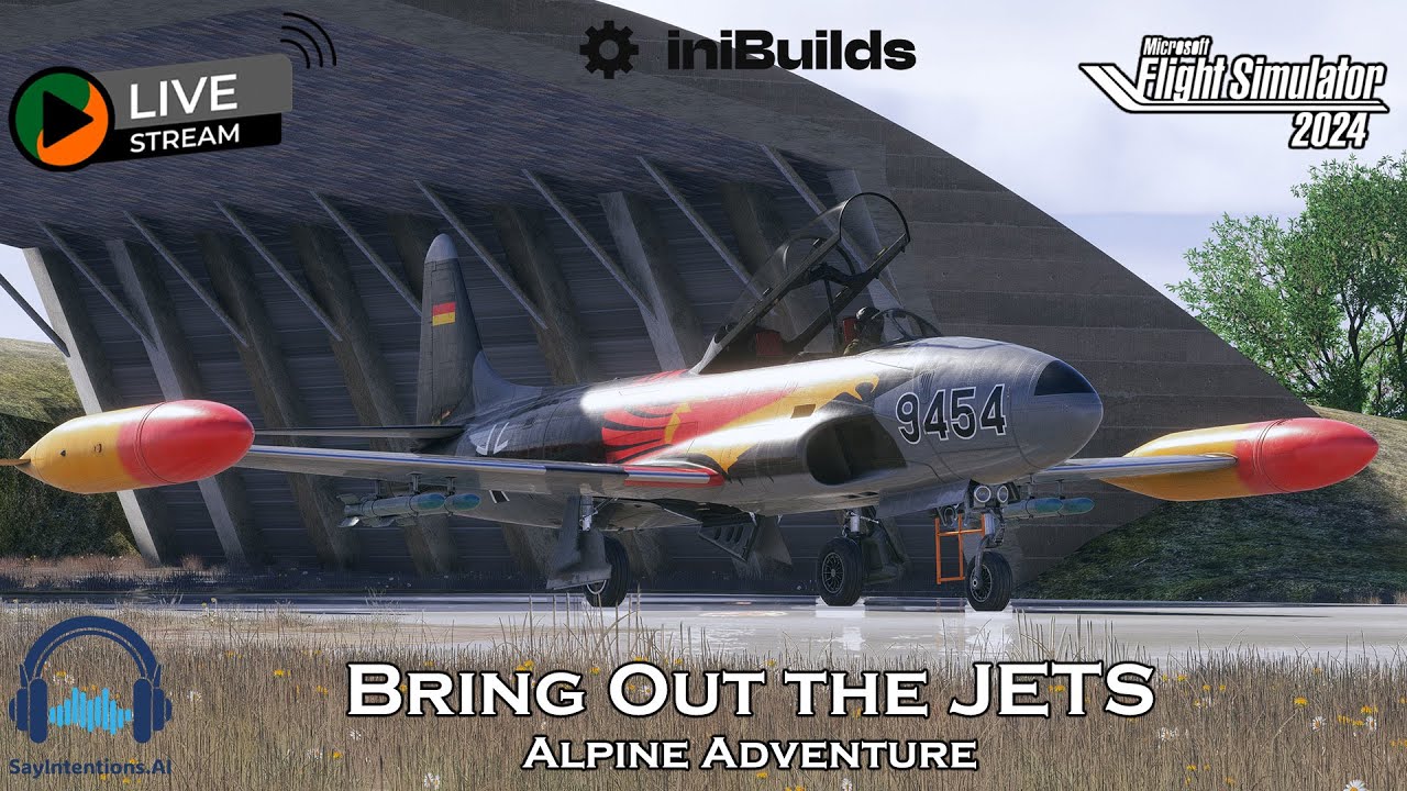 MSFS 2024 | Bring Out the Jets | iniBuilds T-33 Jet Trainer | Alpine Adventure  ✈️