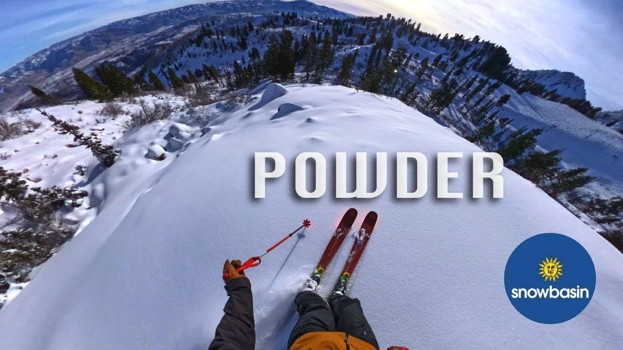 My Favorite Lift at Snowbasin Utah Opened | Bluebird Powder Skiing