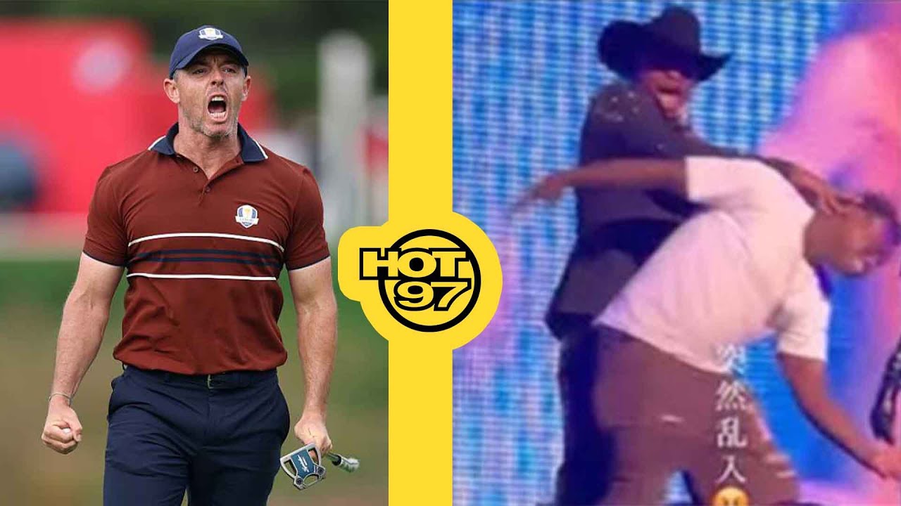 Ryder Cup Chaos In NY + Ne Yo Shoves Fan Off Stage!