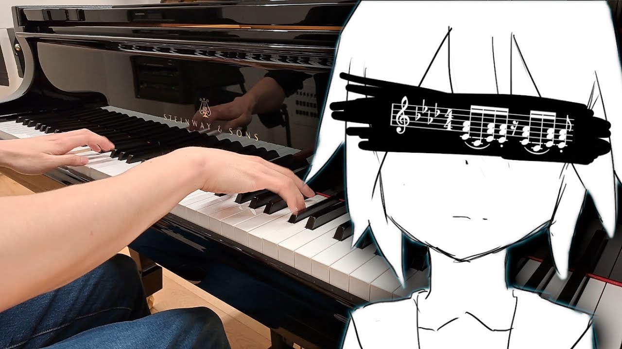siinamota - Young Girl A (Piano + Sheet Music Animation)