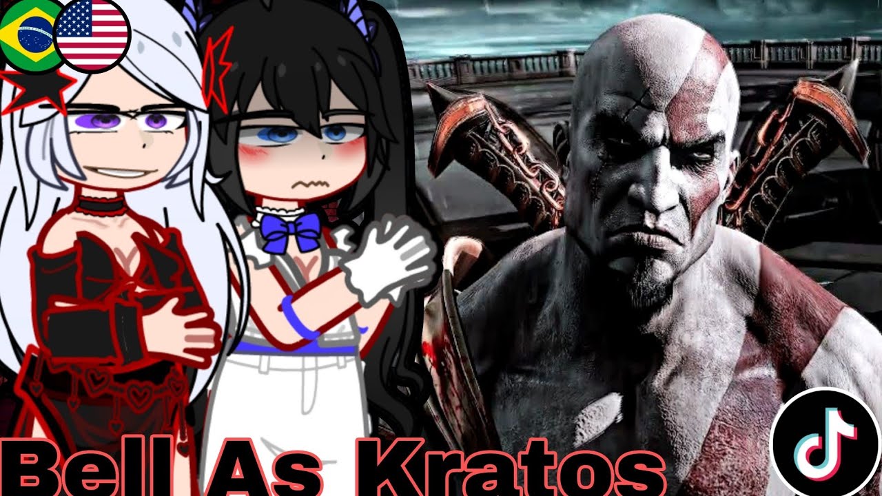 🇺🇲🇧🇷 Danmachi React to Bell As Kratos - Gacha React