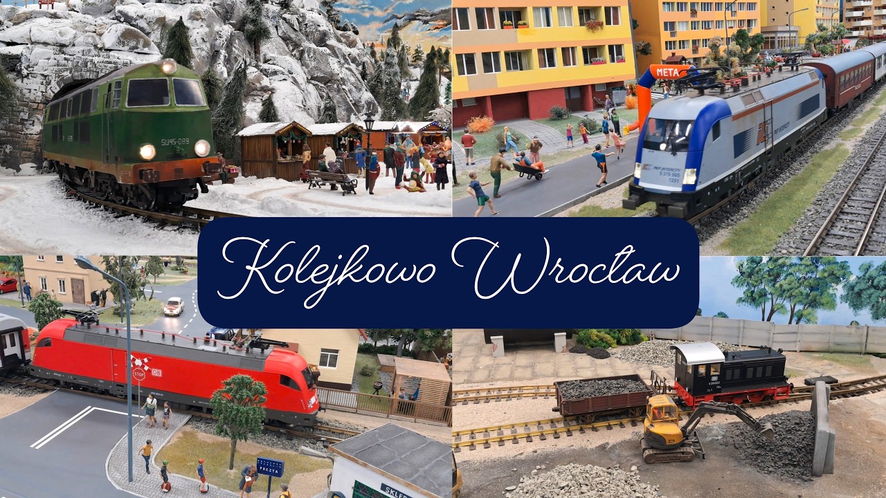SU45, Husarze, Koleje Dolnośląskie i inni - Kolejkowo Wrocław (skala 1:24)