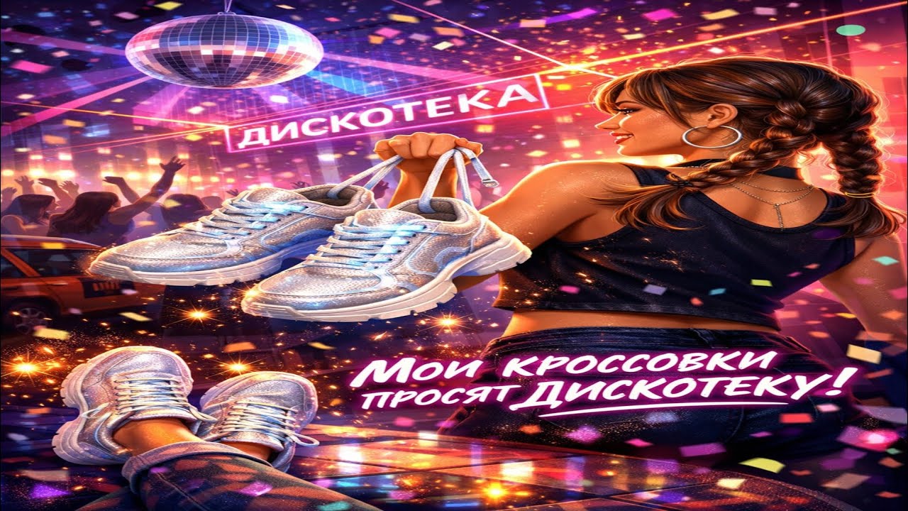 Кроссовки просят дискотеку | Песня про шаги навстречу музыке