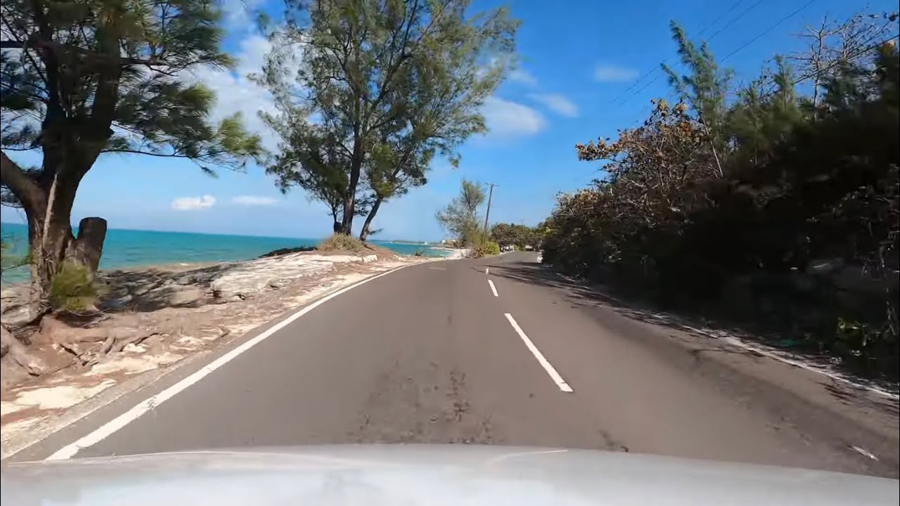 4K Drive - Nassau, Bahamas. Love Beach to Sandals Resort