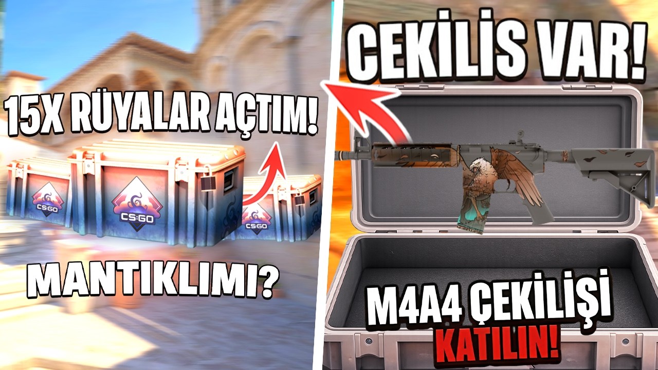 !HEDİYELİ! 15X TANE RÜYALAR VE KABUSLAR KASASI AÇTIM -  CS2 KASA AÇILIMI -