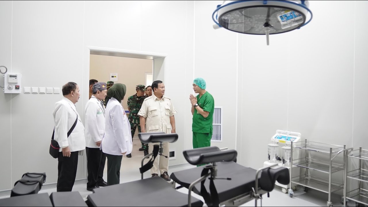 Menhan Prabowo Resmikan RS dr. H.Sadjiman di Bogor