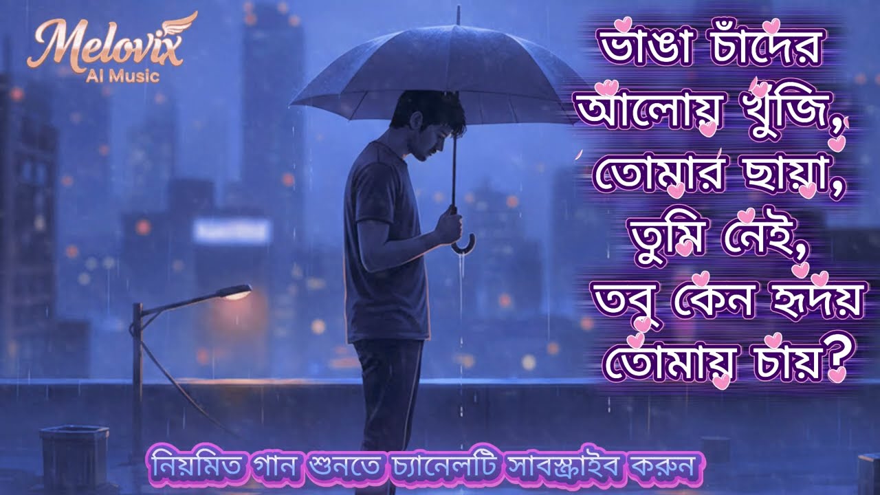 Bengali Soft Romantic Song | Moonlight Nostalgia Sad Ballad