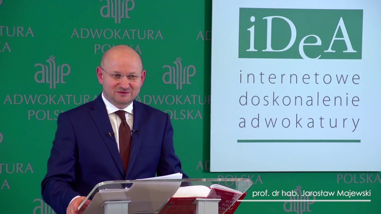 -IDeA - adw. prof. dr hab. Jarosław Majewski ( 2 wykład )