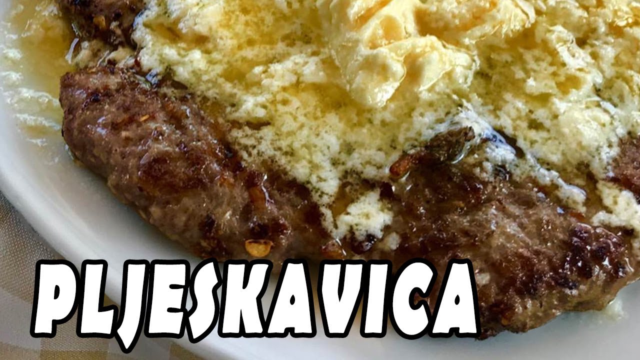 PLJESKAVICA! I Beef&Lamb BURGER with Sour Cream and Honey