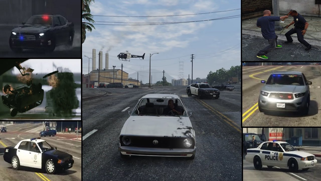 GTA 5 Война с полицией! War with the police!