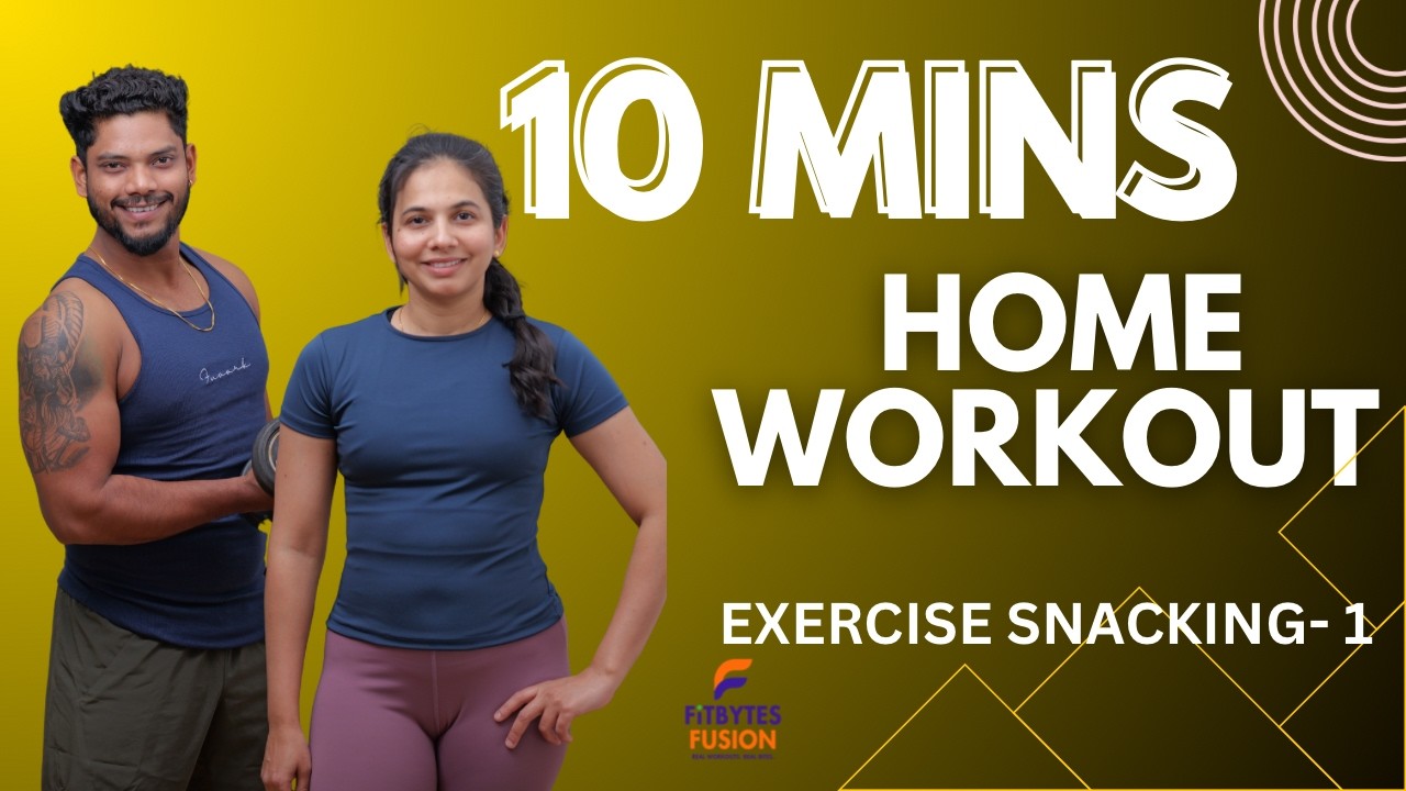 10 MIN FULL BODY FAT BURN 🔥 | Exercise Snacking Ep 1
