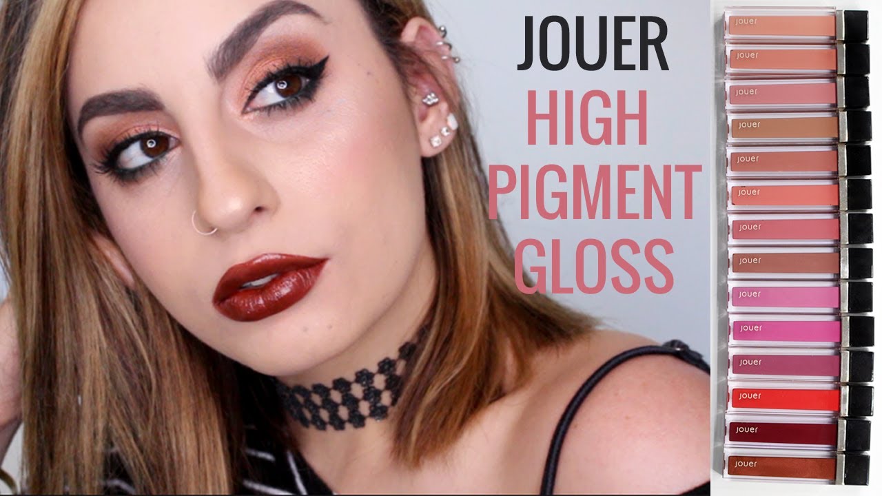 Jouer High Pigment Gloss Swatches!