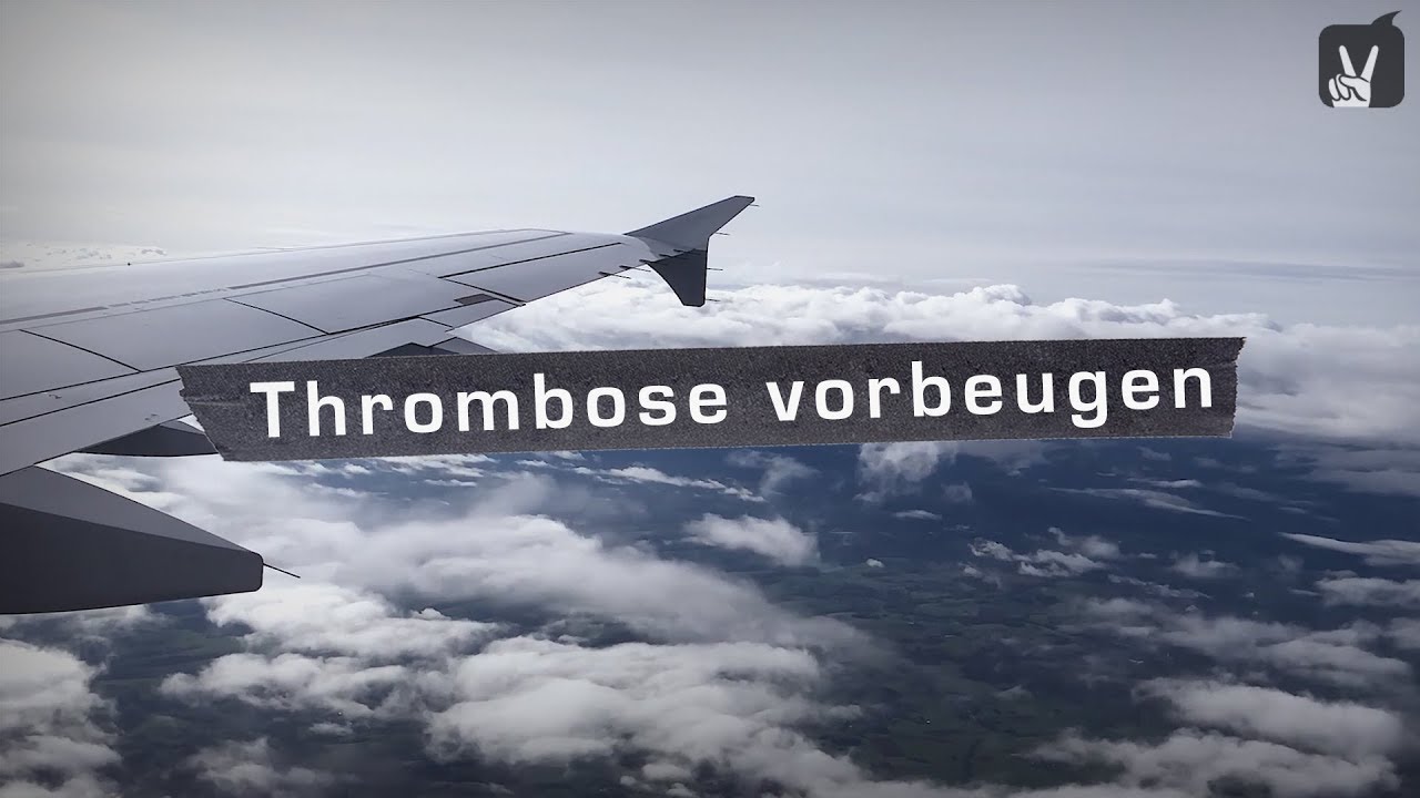 Thrombose im Bein: Bei Langstreckenfl&uuml;gen vorbeugen!