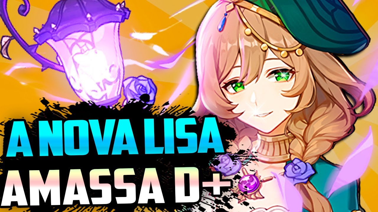 POR ISSO TU DEVE UPAR A LISA! A Maga ta Melhor do que Nunca - Guia Build Lisa | Genshin Impact