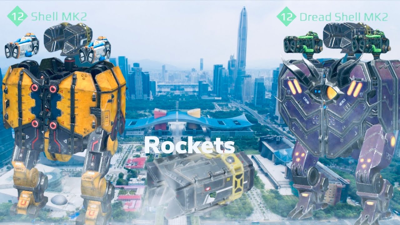 SHELL WITH ROCKETS | WAR ROBOTS | GAMEPLAY