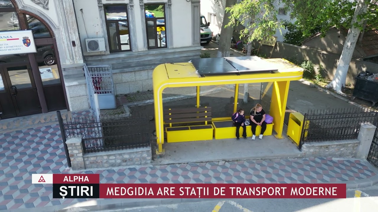 MEDGIDIA ARE STAȚII DE TRANSPORT MODERNE