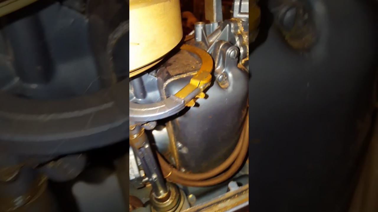 Classic Johnson and Evinrude 10hp Throttle Function Demo