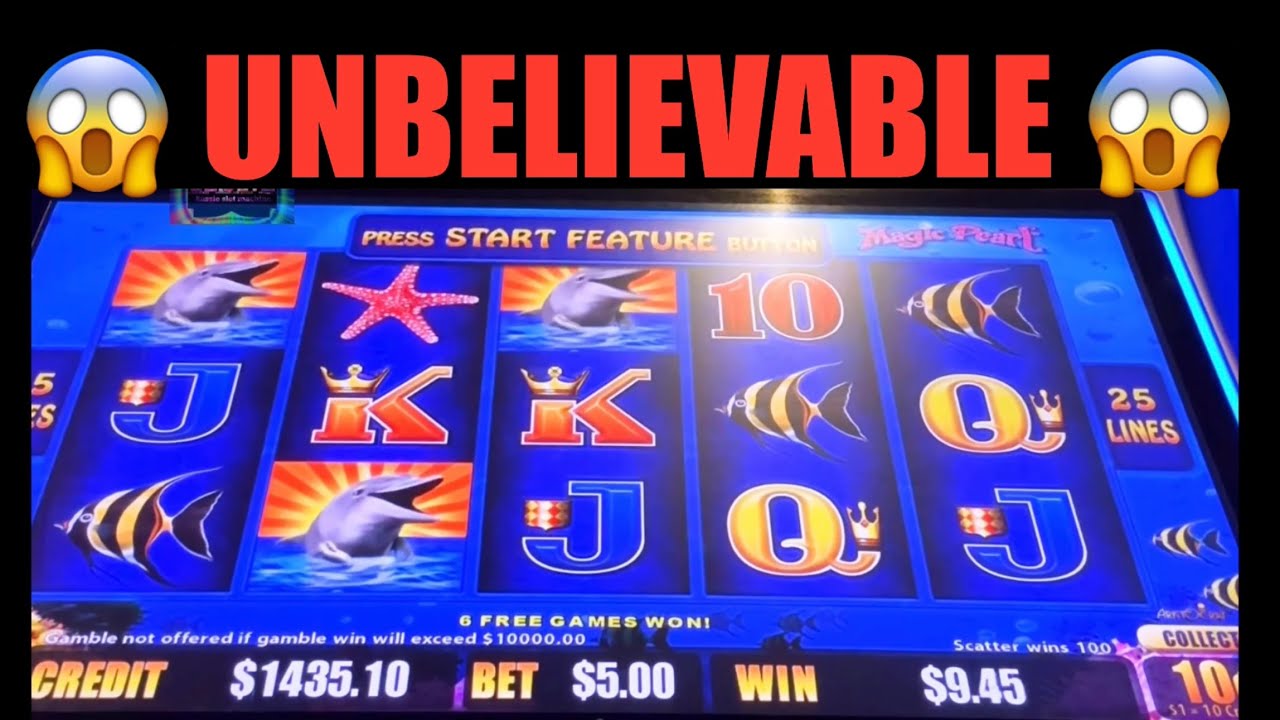 😱 UNBELIEVABLE 😱 MAGIC PEARL LIGHTNING LINK SLOT MACHINE 🎰 POKIE WINS