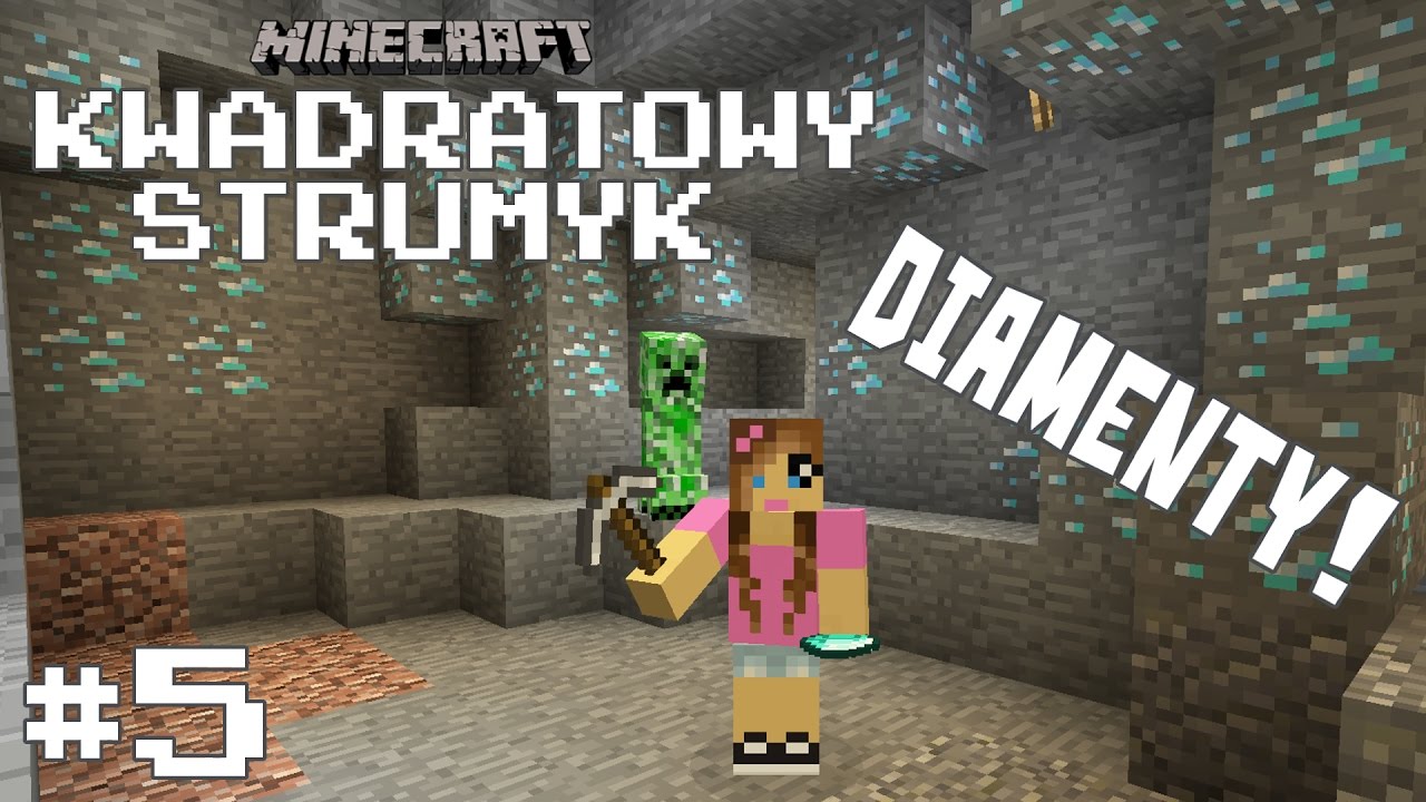 🍄 KWADRATOWY STRUMYK #5 -  Pogoń Za Diamentami 💎