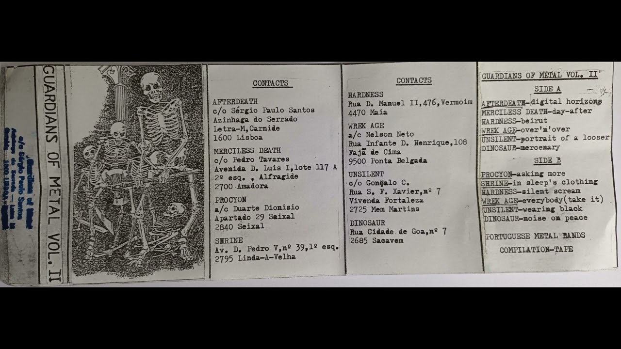 Guardians of Metal Vol II -1990- A Portuguese Metal Bands Compilation (K7 Rip)