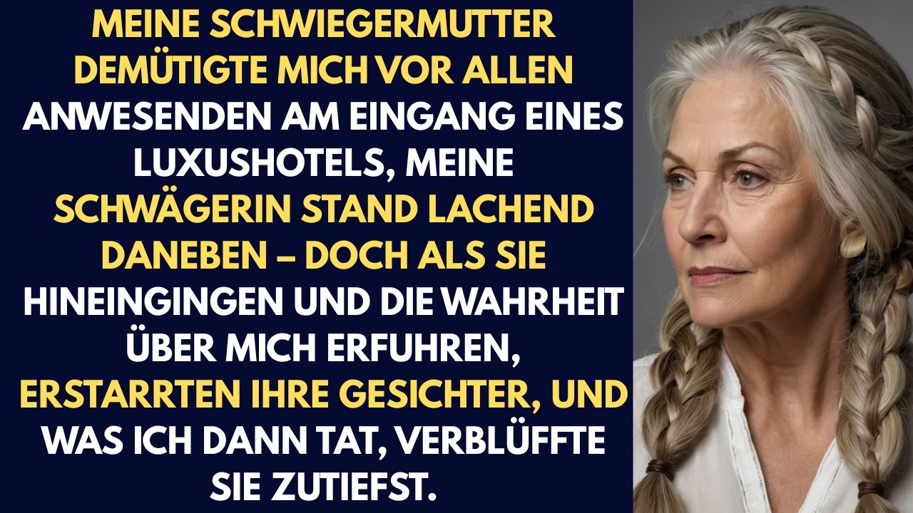 Meine Schwiegermutter demütigte mich in einem Luxushotel – die Wahrheit schockierte alle