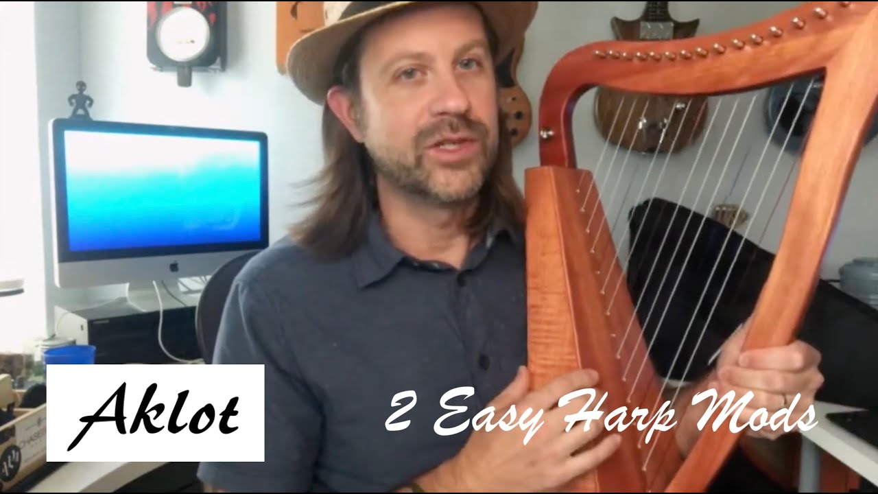 Two (Relatively) Simple Mods for the Aklot 15-String Harp
