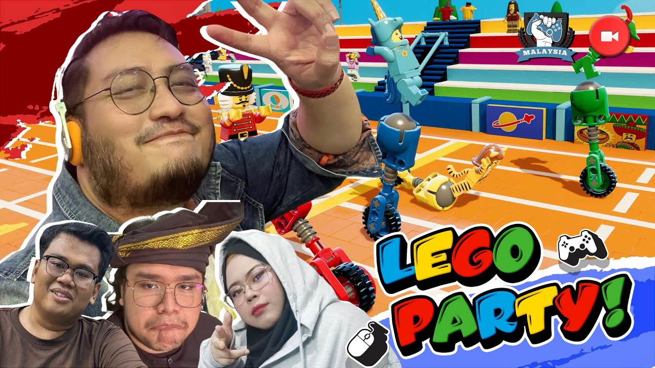 🔴 *CRASHOUT WARNING* SIAPA PULAK BERNASIB MALANG?! | Lego Party #2 (Malaysia)​