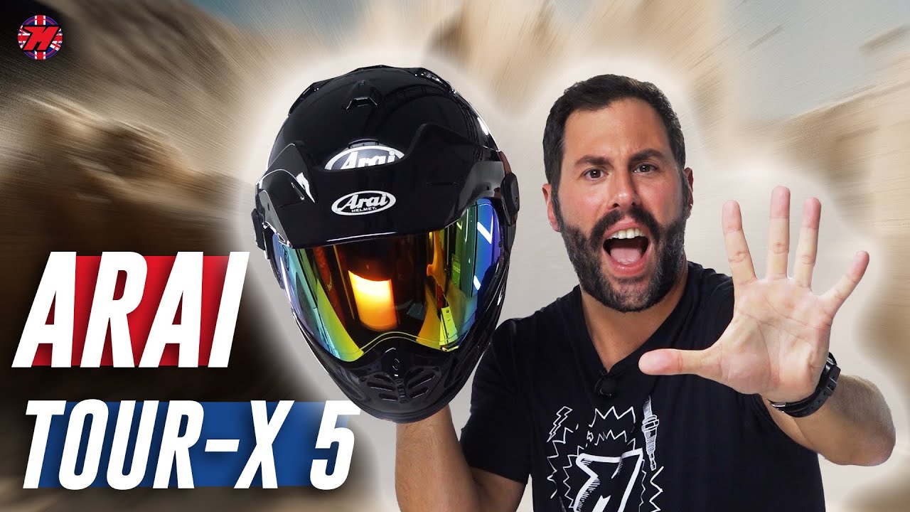 Review of ARAI TOUR-X 5 helmet, 🚨the best TRAIL motorcycle helmet? 💥