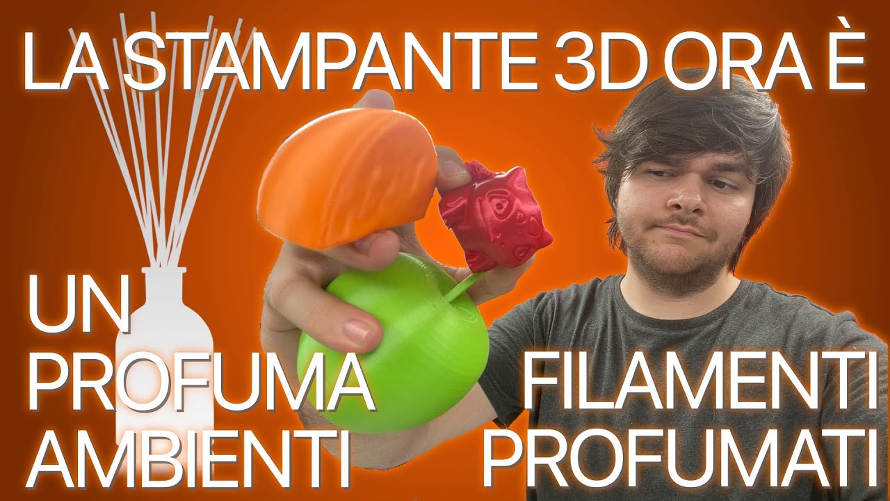 Stampante 3D come Profumatore ambienti? Test dei nuovi filamenti profumati di Eryone!