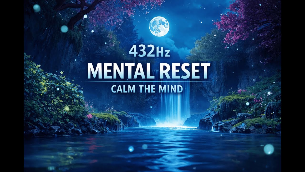 432Hz Mental Reset • Ease Overthinking & Restore Inner Calm