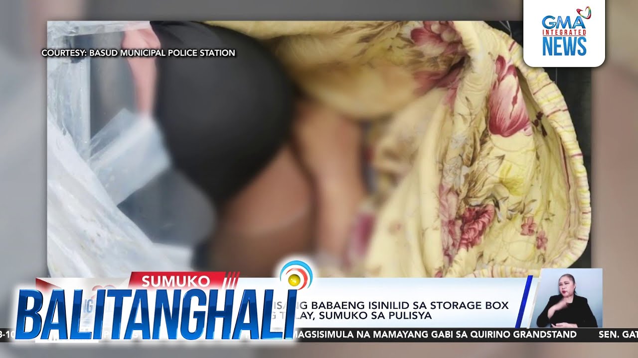 Suspek sa pagpatay sa isang babaeng isinilid sa storage box at natagpuan... | Balitanghali