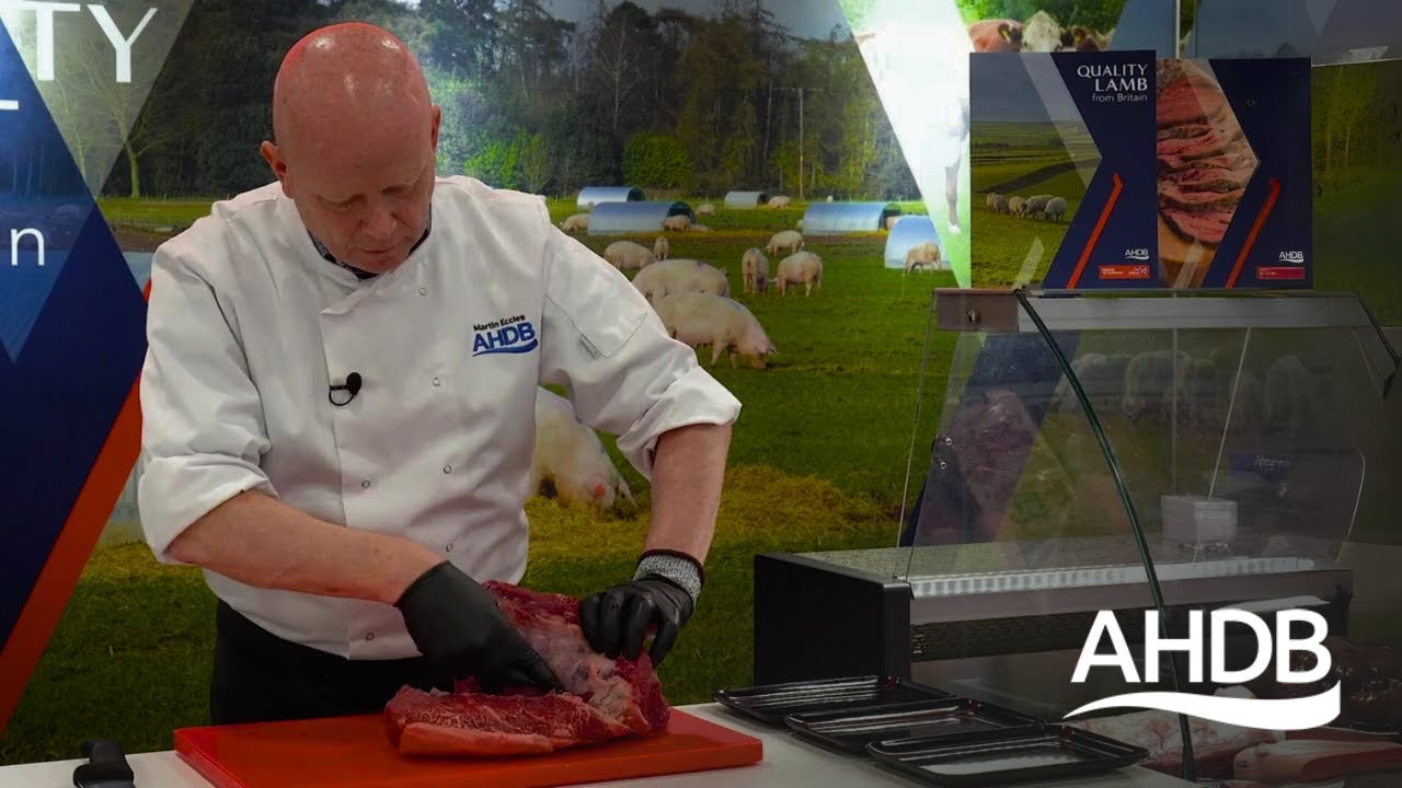 Butchery demo at the Annual Meat Conference, Nashville | AHDB Exports