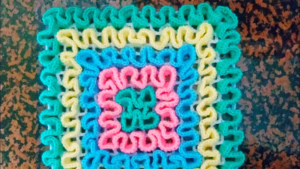 مساكة المطبخ بالكروشيه بغرزة مميزة تصلح لعدة استعمالات(الشكل الأول)/crochet stitch