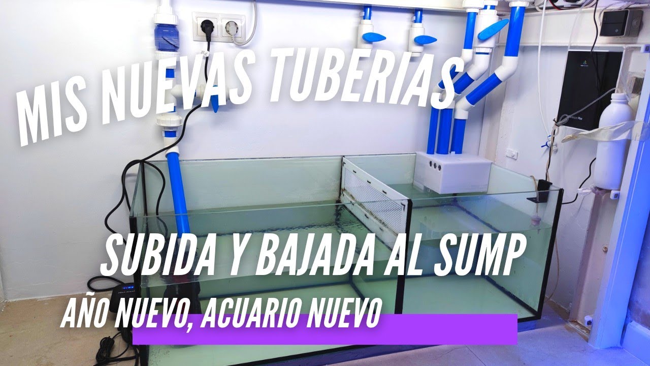 📌📌 MIS TUBERÍAS FLOWCOLOUR NUEVAS DEL ACUARIO MARINO 😍😍🔥🔥