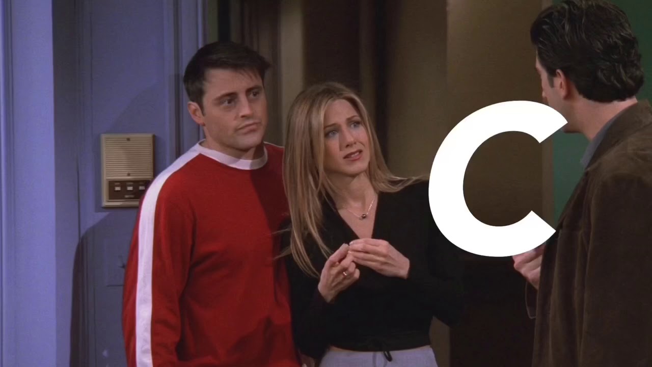 learn the alphabet with FRIENDS
