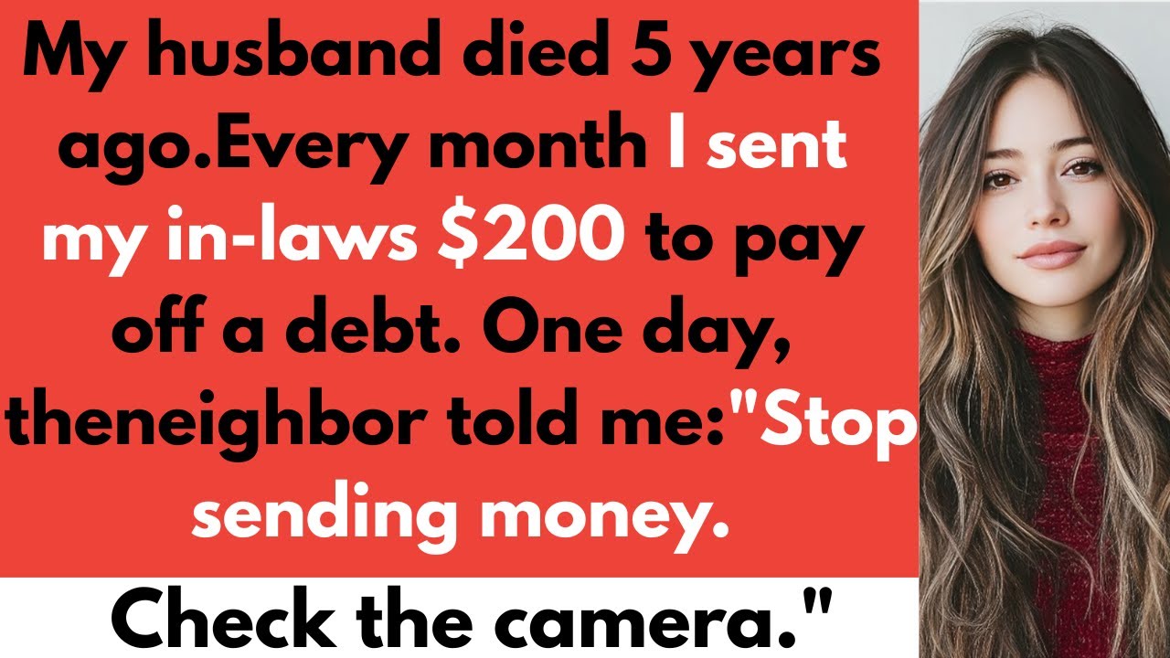 My husband died years ago. Every month I sent his mom $200. But then…