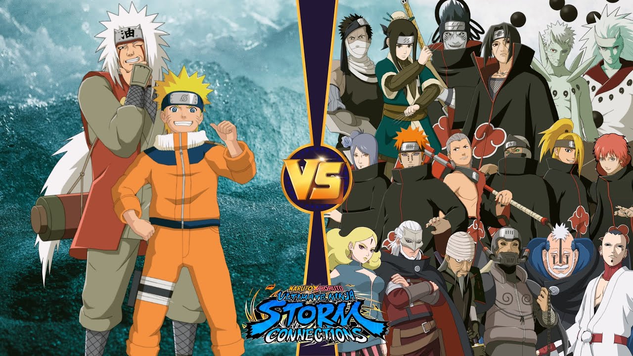 Джирайя и Наруто против команды из двух человек. Марафонская битва. Наруто и Боруто. Абсолютные н...