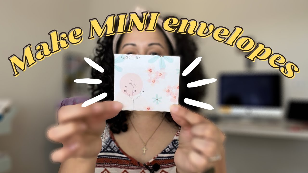DIY Mini Cash Envelopes | CANVA  TUTORIAL 2023
